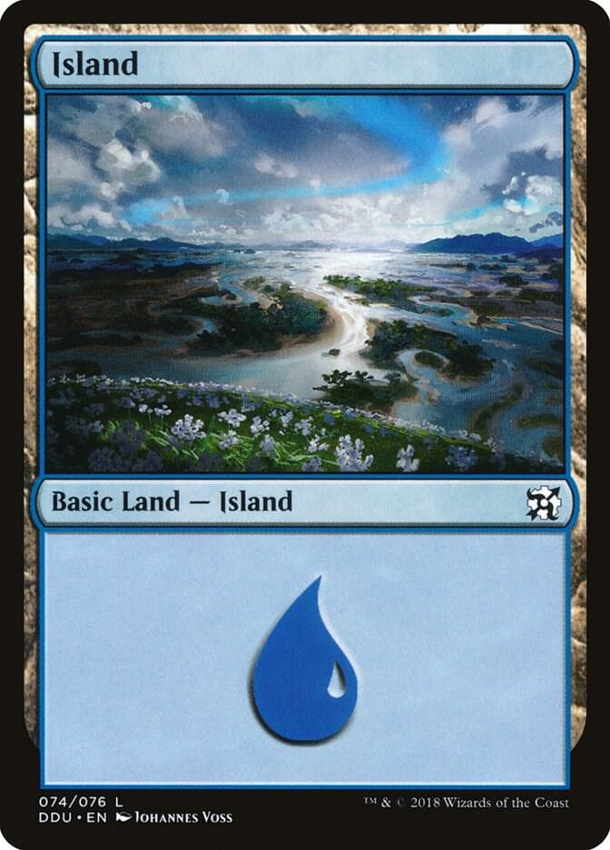 Island (074) [Duel Decks: Elves vs. Inventors] 74