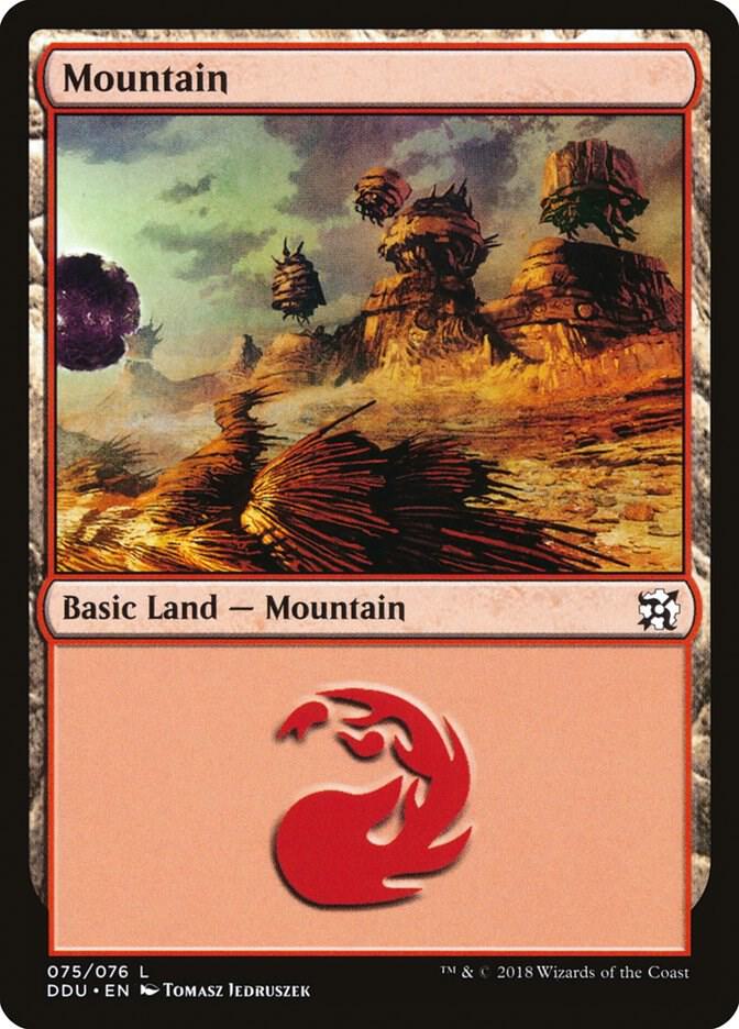 Mountain (075) [Duel Decks: Elves vs. Inventors] 75