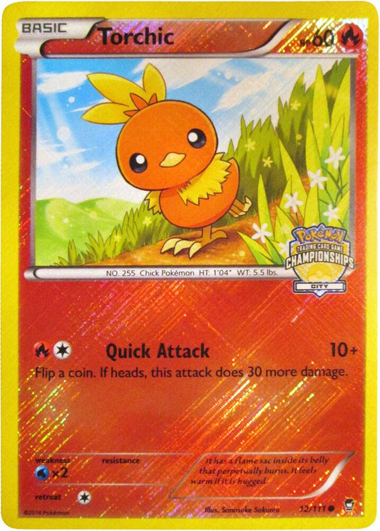 Torchic - 12/111 (City Championships) [League & Championship Cards] 012/111