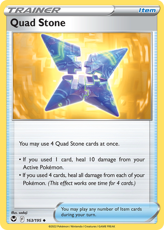 Quad Stone - 163/195 Silver Tempest