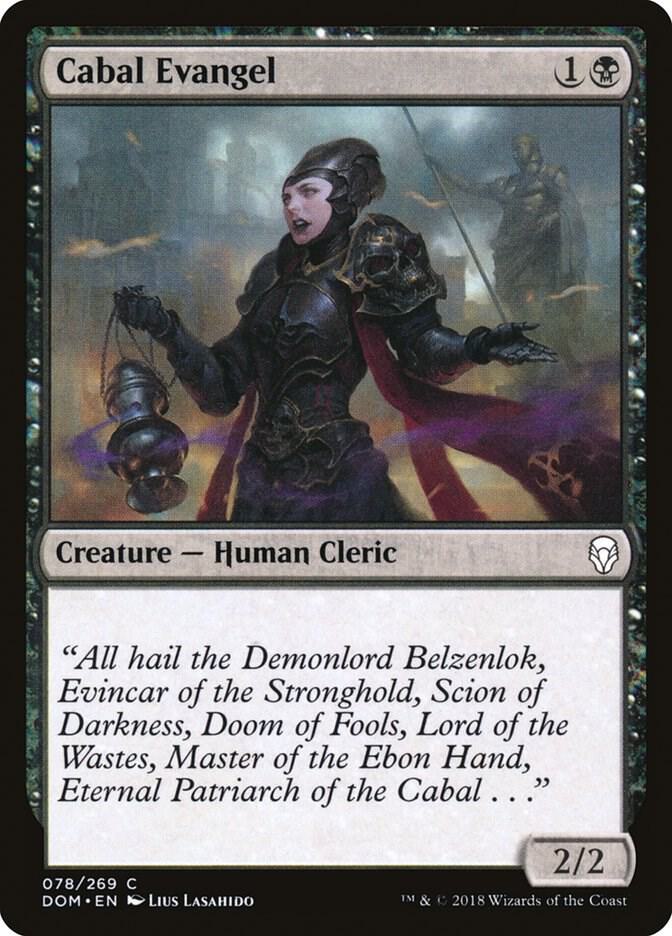 Cabal Evangel [Dominaria] 78