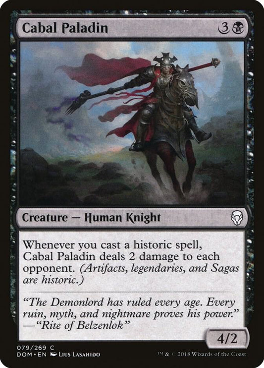 Cabal Paladin [Dominaria] 79