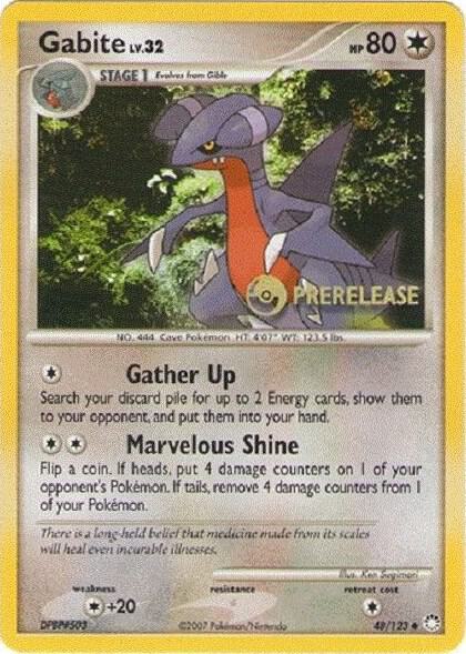 Gabite - 48/124 (Prerelease) [Diamond and Pearl Promos] 48/124