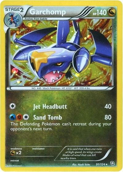 Garchomp - 91/124 (Cosmos Holo) [Blister Exclusives] 091/124