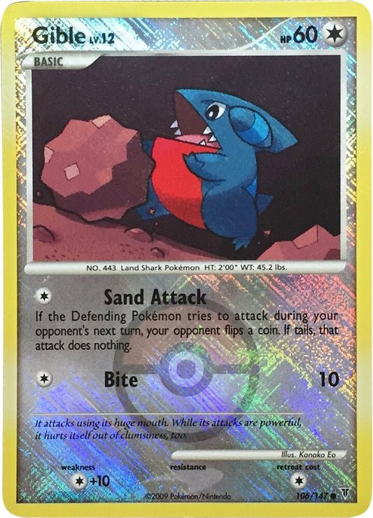 Gible - 106/147 (Championship Promo) [League & Championship Cards] 106/147