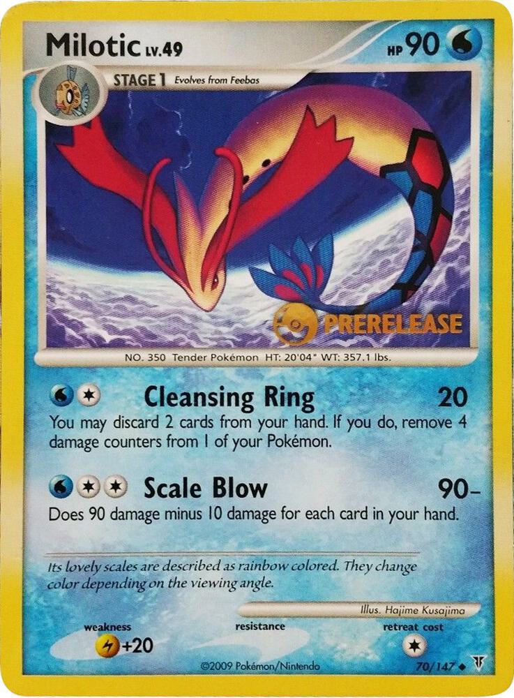 Milotic - 70/147 (Prerelease) [Nintendo Promos] 70/147