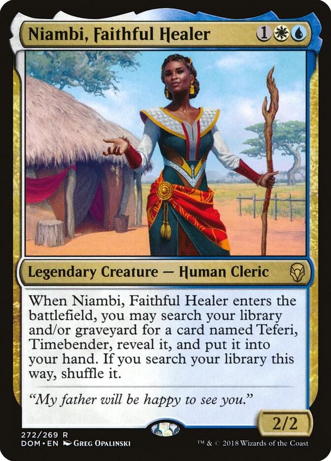 Niambi, Faithful Healer [Dominaria] 272
