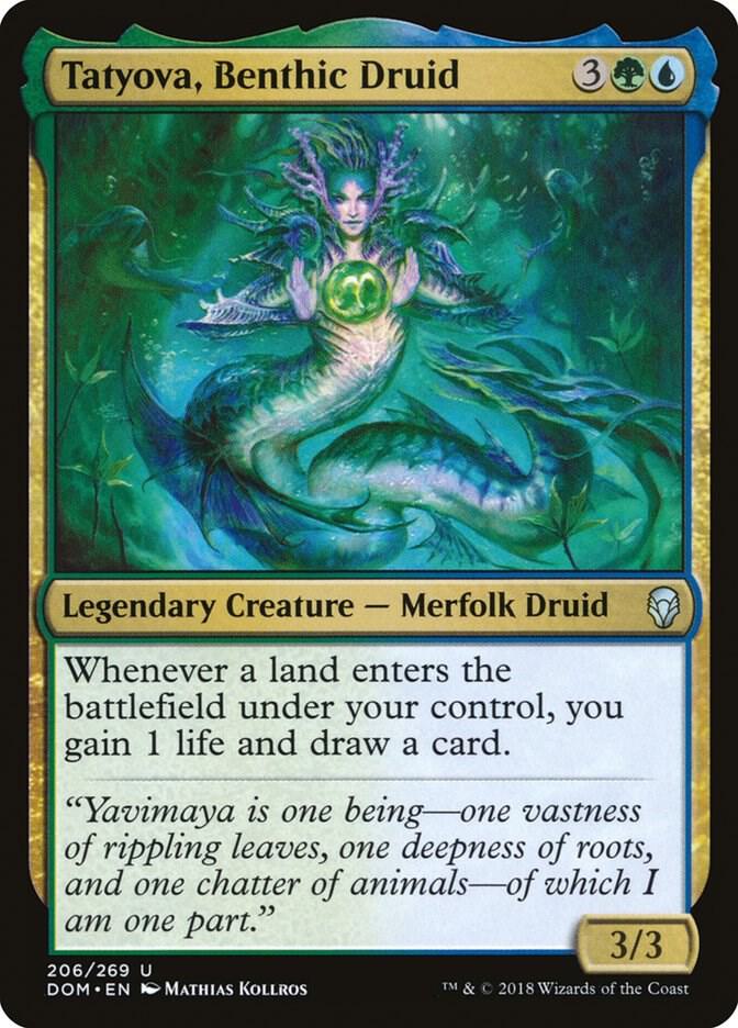 Tatyova, Benthic Druid [Dominaria] 206