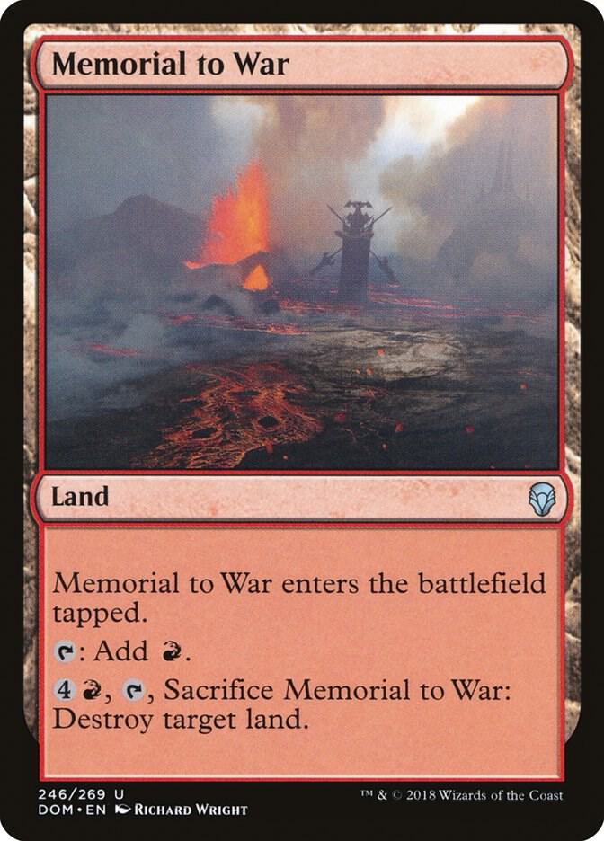 Memorial to War [Dominaria] 246