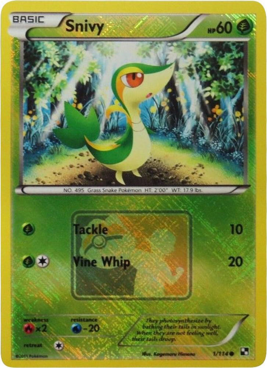 Snivy - 1/114 (League Promo) [League & Championship Cards] 001/114