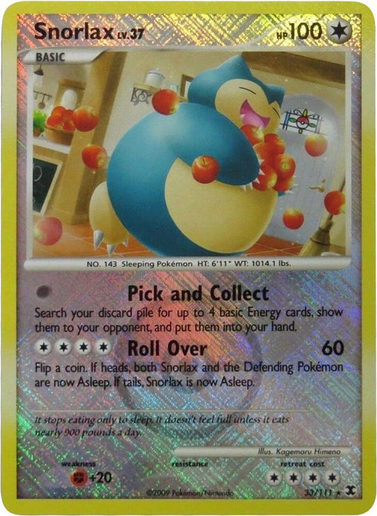 Snorlax - 33/111 (League Promo) [League & Championship Cards] 033/111