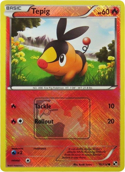 Tepig - 15/114 (League Promo) [League & Championship Cards] 015/114