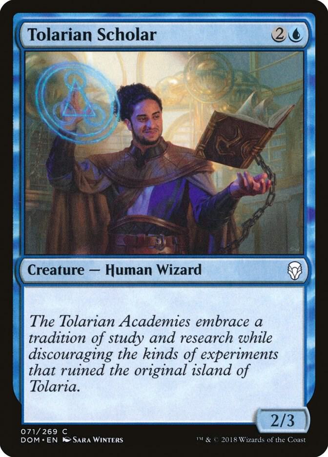 Tolarian Scholar [Dominaria] 71