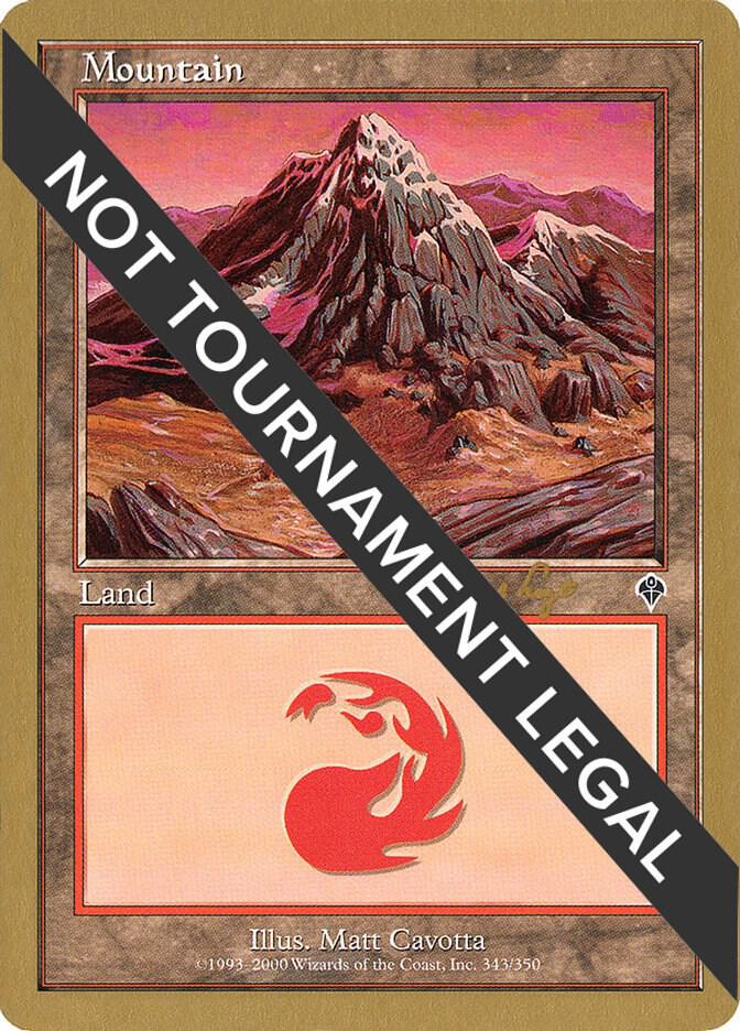 Mountain (343) - 2001 Tom van de Logt (INV) [World Championship Decks]