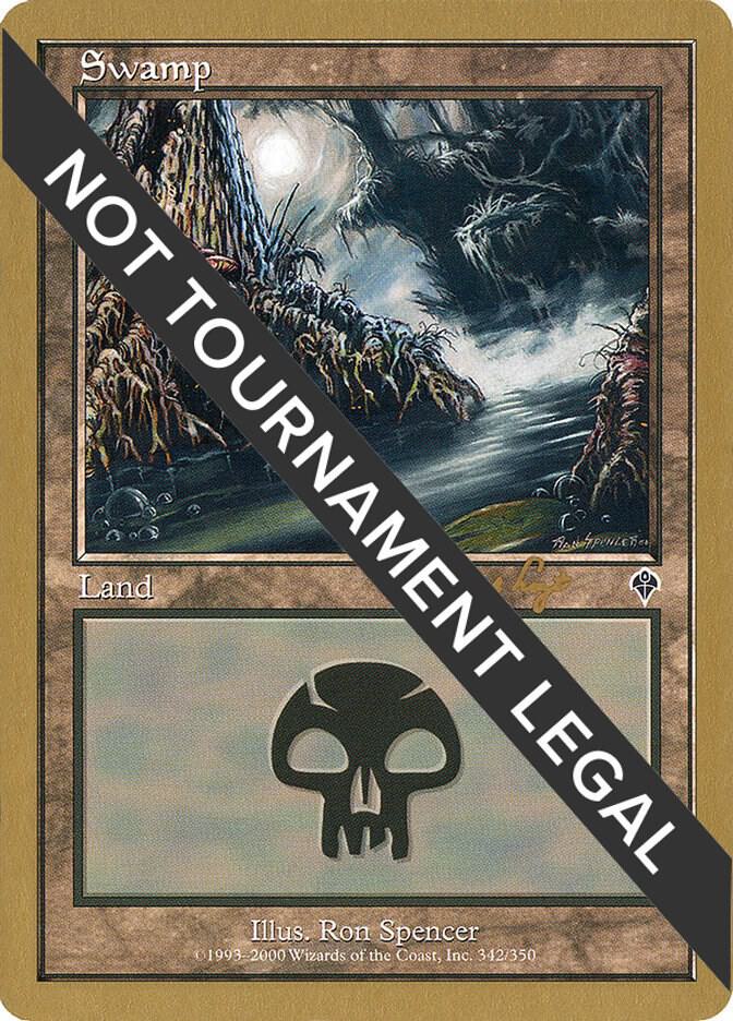 Swamp (342) - 2001 Tom van de Logt (INV) [World Championship Decks]