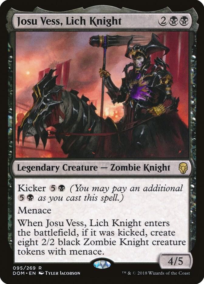 Josu Vess, Lich Knight [Dominaria] 95