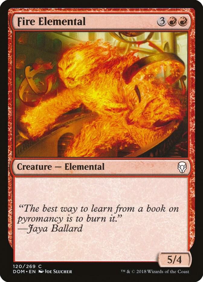 Fire Elemental [Dominaria] 120