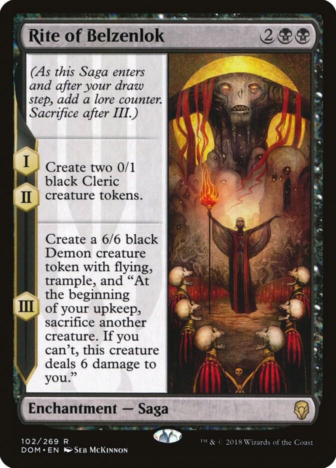 Rite of Belzenlok [Dominaria] 102