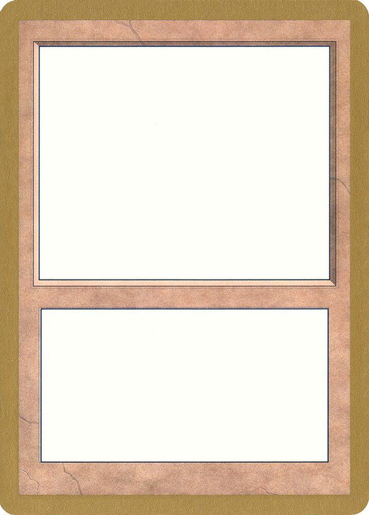 1999 World Championship Blank Card [World Championship Decks]