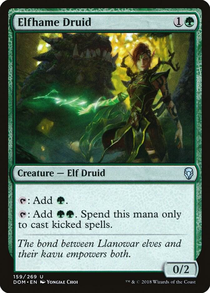 Elfhame Druid [Dominaria] 159