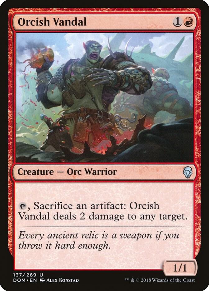 Orcish Vandal [Dominaria] 137