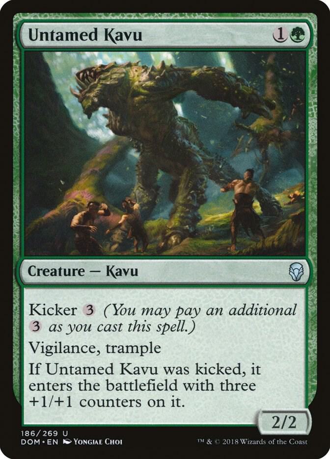 Untamed Kavu [Dominaria] 186