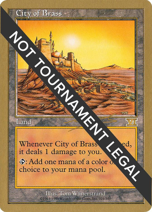 City of Brass - 2000 Nicolas Labarre (6ED) [World Championship Decks]