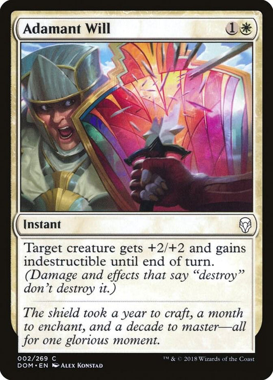 Adamant Will [Dominaria] 2