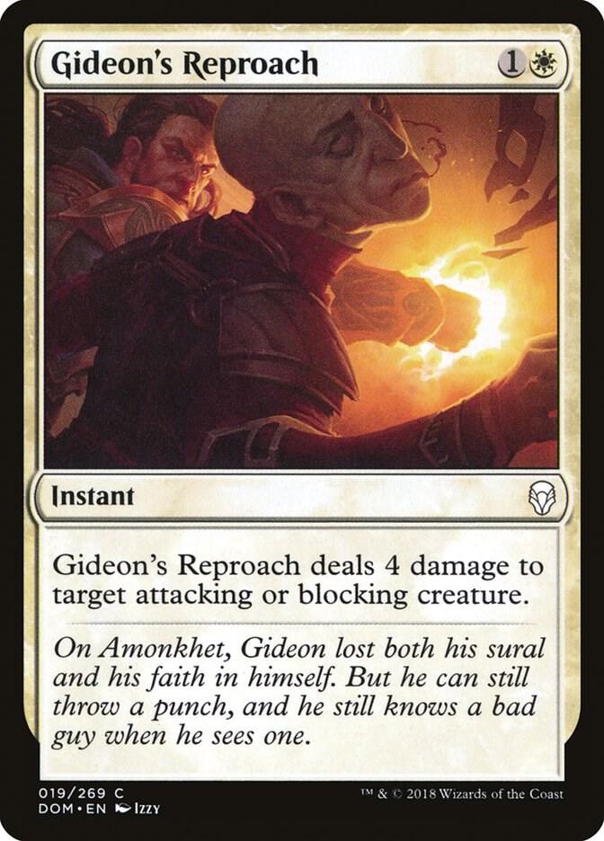 Gideon's Reproach [Dominaria] 19
