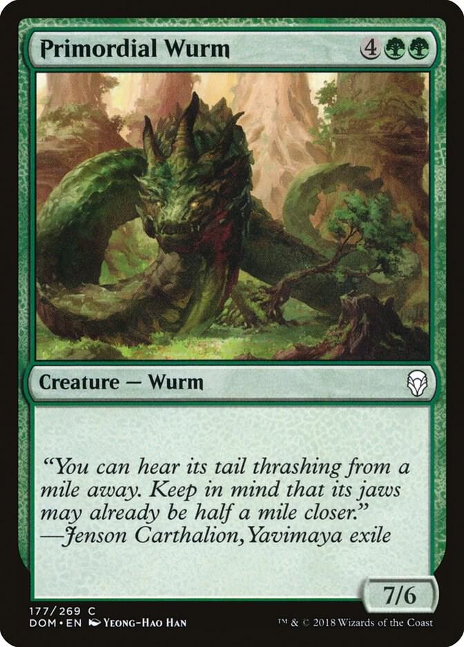 Primordial Wurm [Dominaria] 177