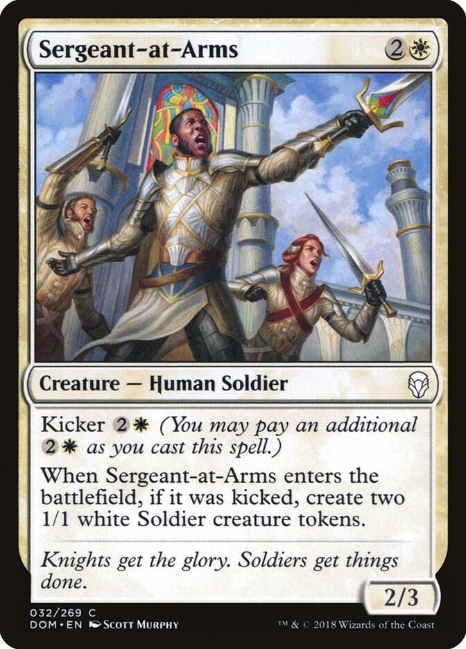 Sergeant-at-Arms [Dominaria] 32