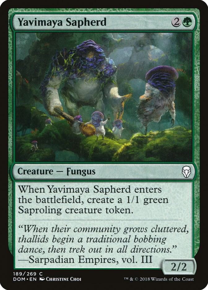 Yavimaya Sapherd [Dominaria] 189