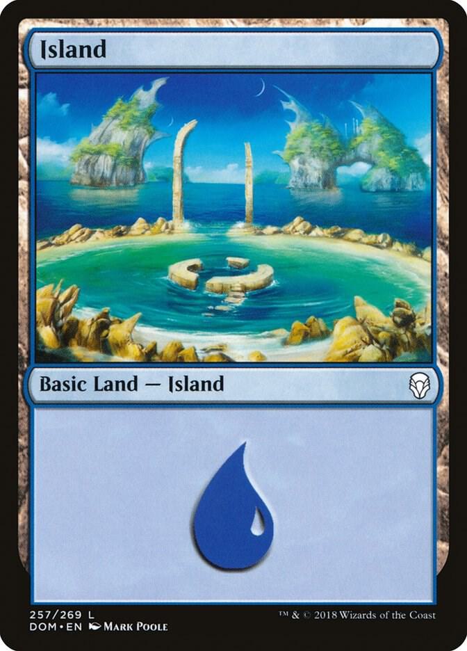 Island (257) [Dominaria] 257
