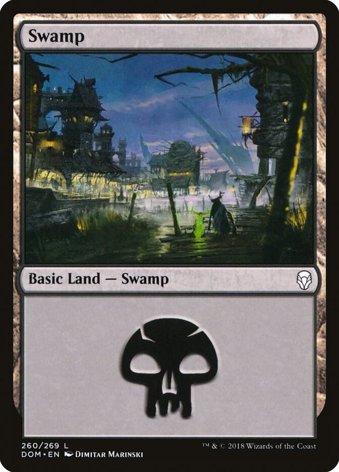 Swamp (260) [Dominaria] 260