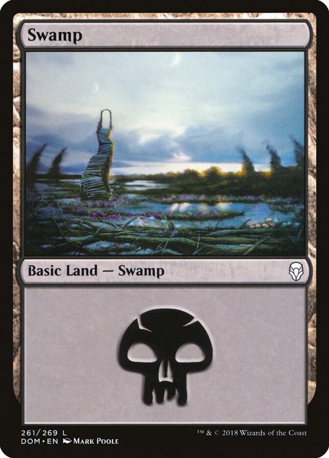 Swamp (261) [Dominaria] 261