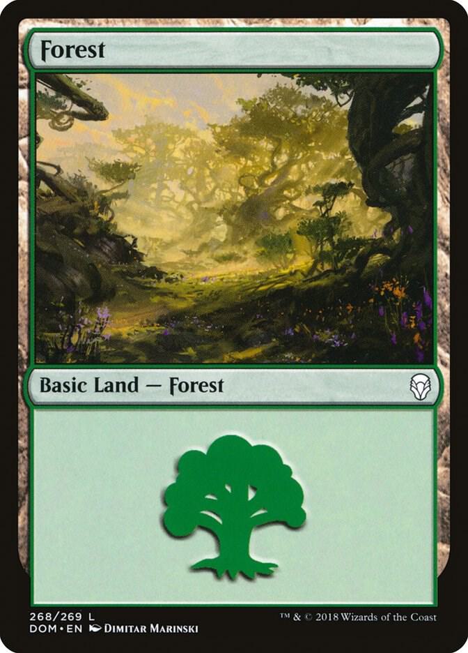 Forest (268) [Dominaria] 268