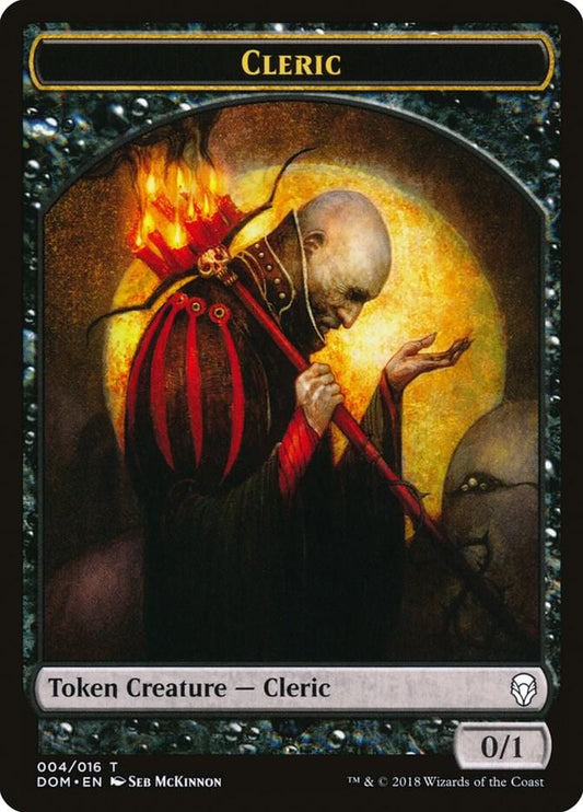 Cleric Token [Dominaria] 4