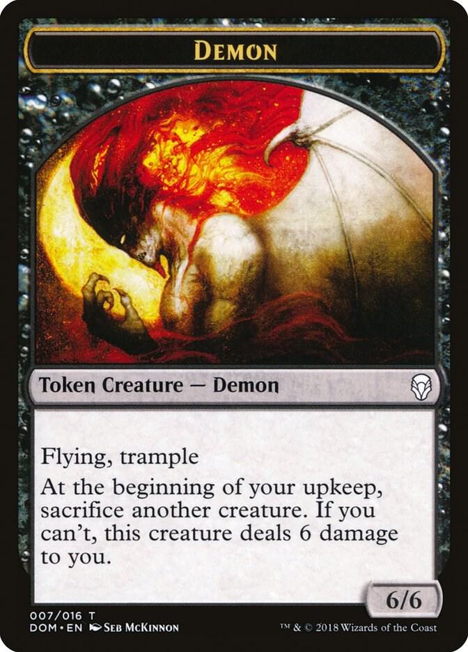 Demon Token [Dominaria] 7