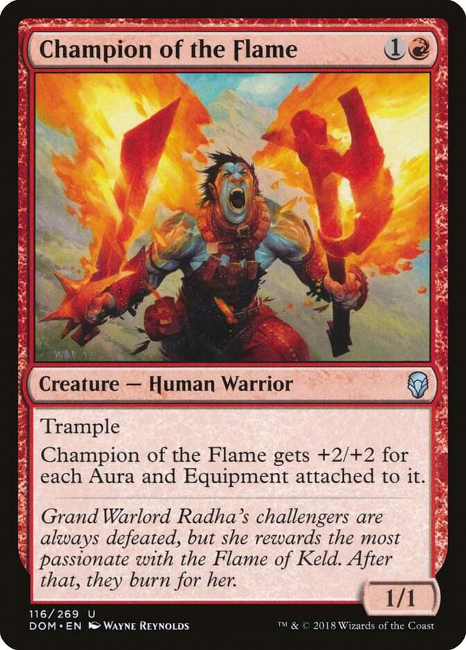 Champion of the Flame [Dominaria] 116