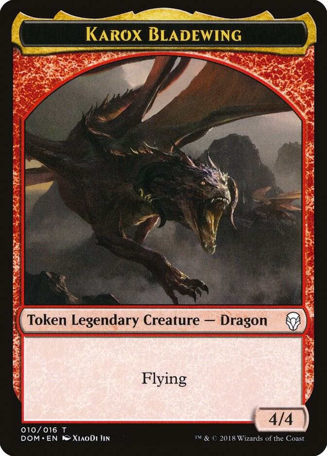 Karox Bladewing Token [Dominaria] 10