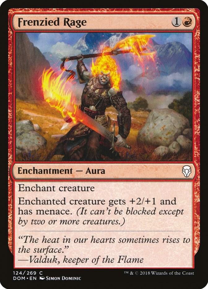 Frenzied Rage [Dominaria] 124