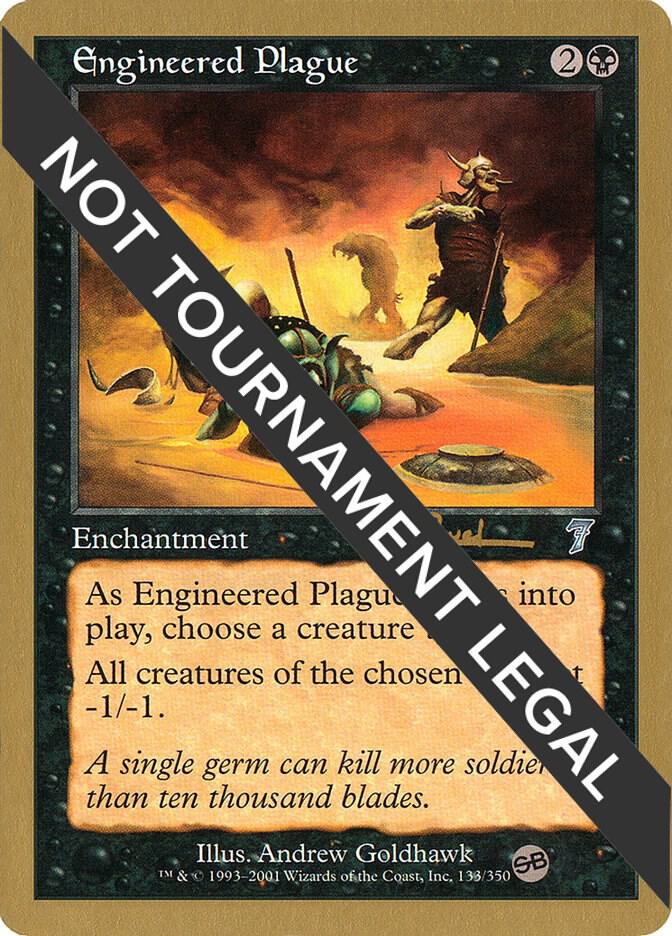 Engineered Plague - 2001 Antoine Ruel (7ED) (SB) [World Championship Decks]