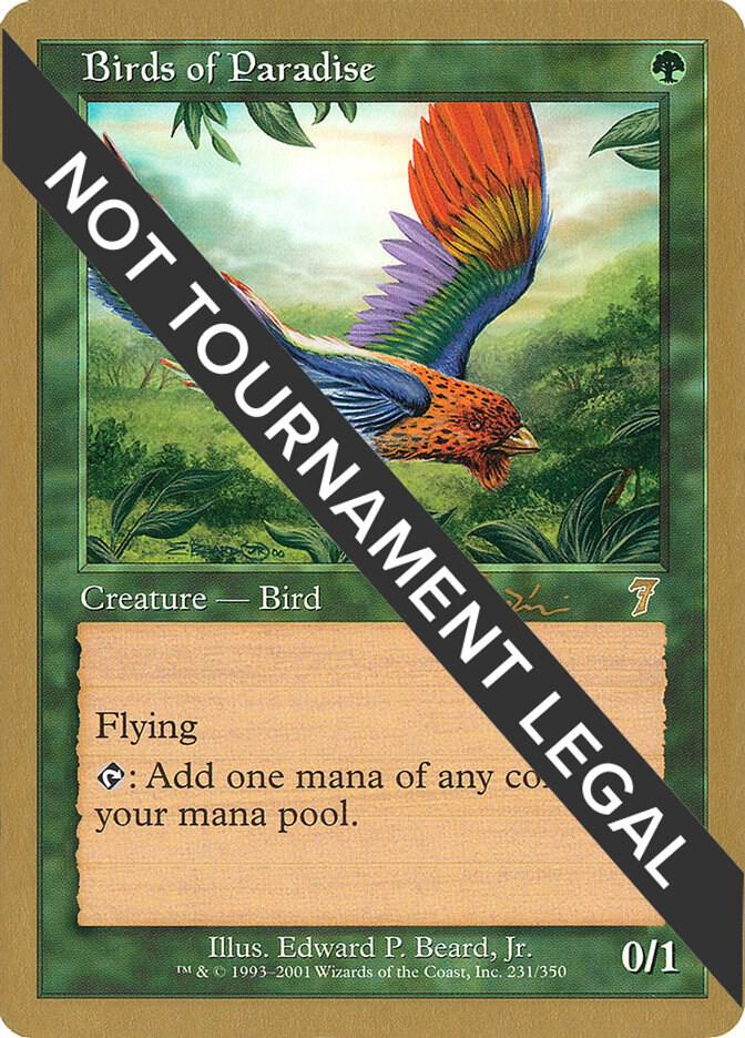 Birds of Paradise - 2001 Jan Tomcani (7ED) [World Championship Decks]
