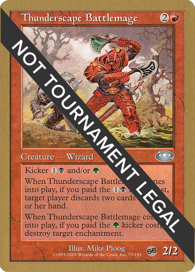 Thunderscape Battlemage - 2001 Jan Tomcani (PLS) [World Championship Decks]