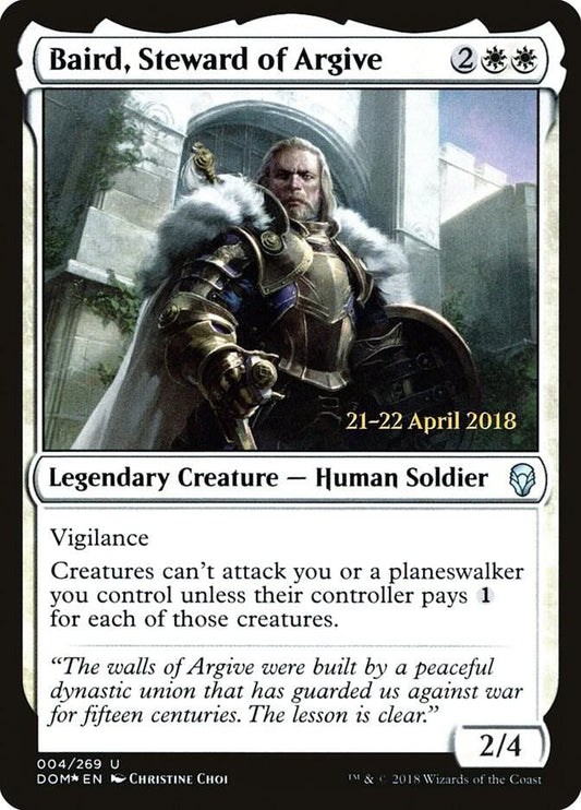 Baird, Steward of Argive [Prerelease Cards] 4