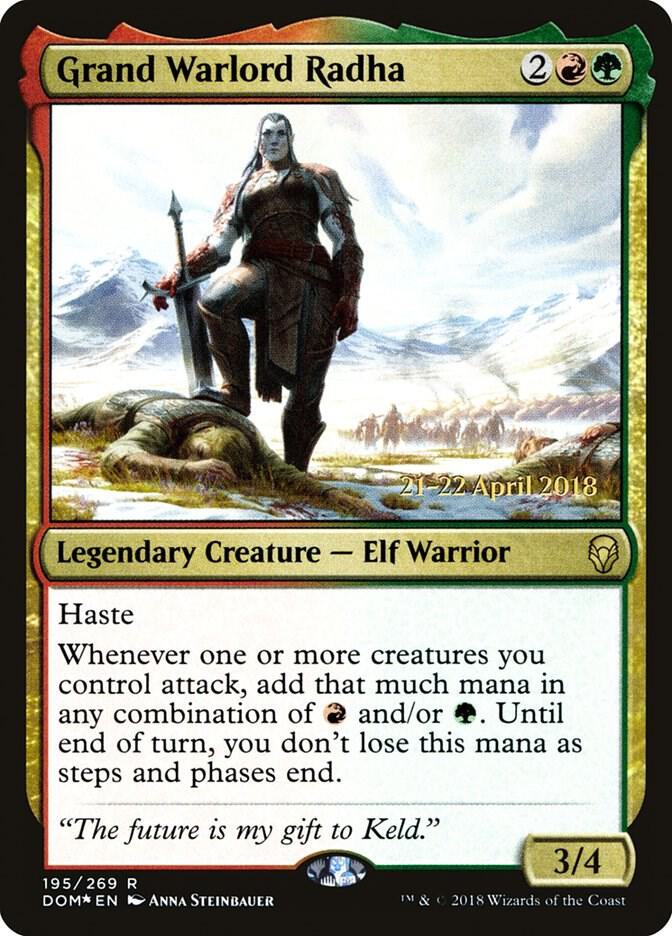 Grand Warlord Radha [Prerelease Cards] 195