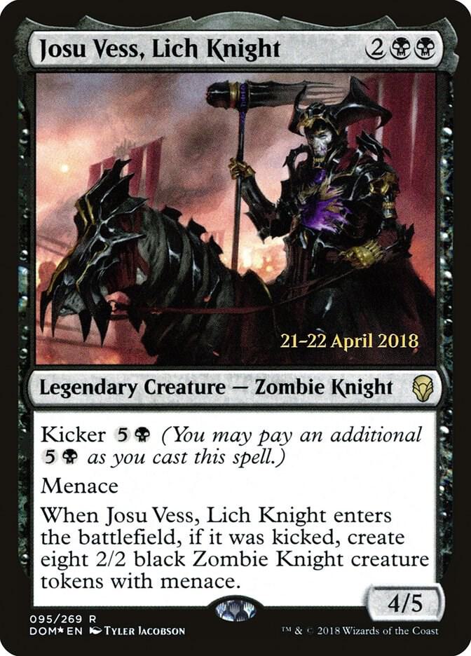 Josu Vess, Lich Knight [Prerelease Cards] 95