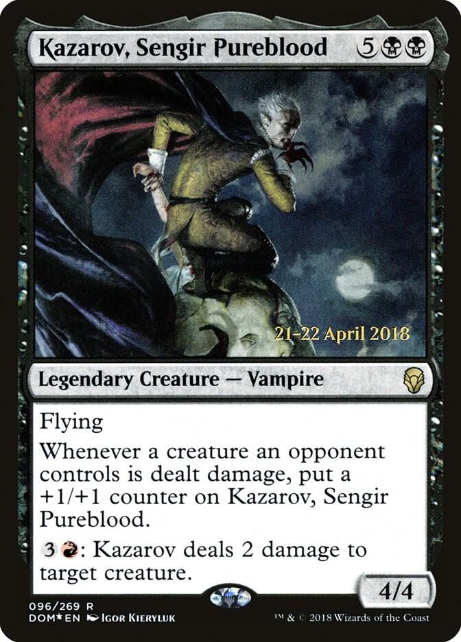 Kazarov, Sengir Pureblood [Prerelease Cards] 96