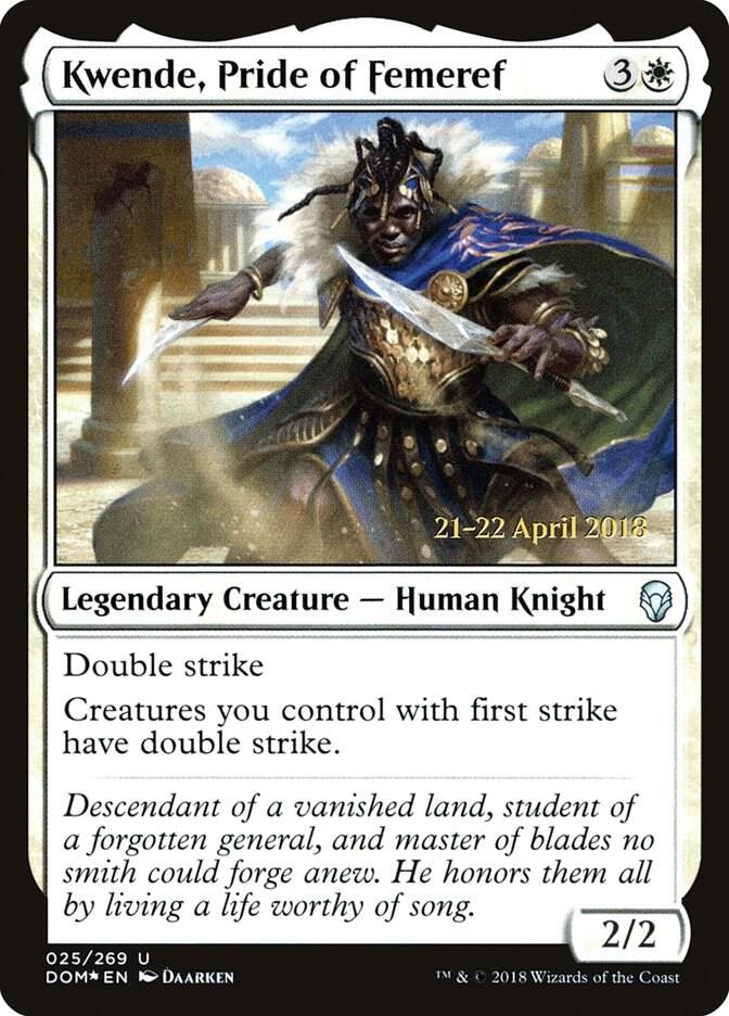 Kwende, Pride of Femeref [Prerelease Cards] 25