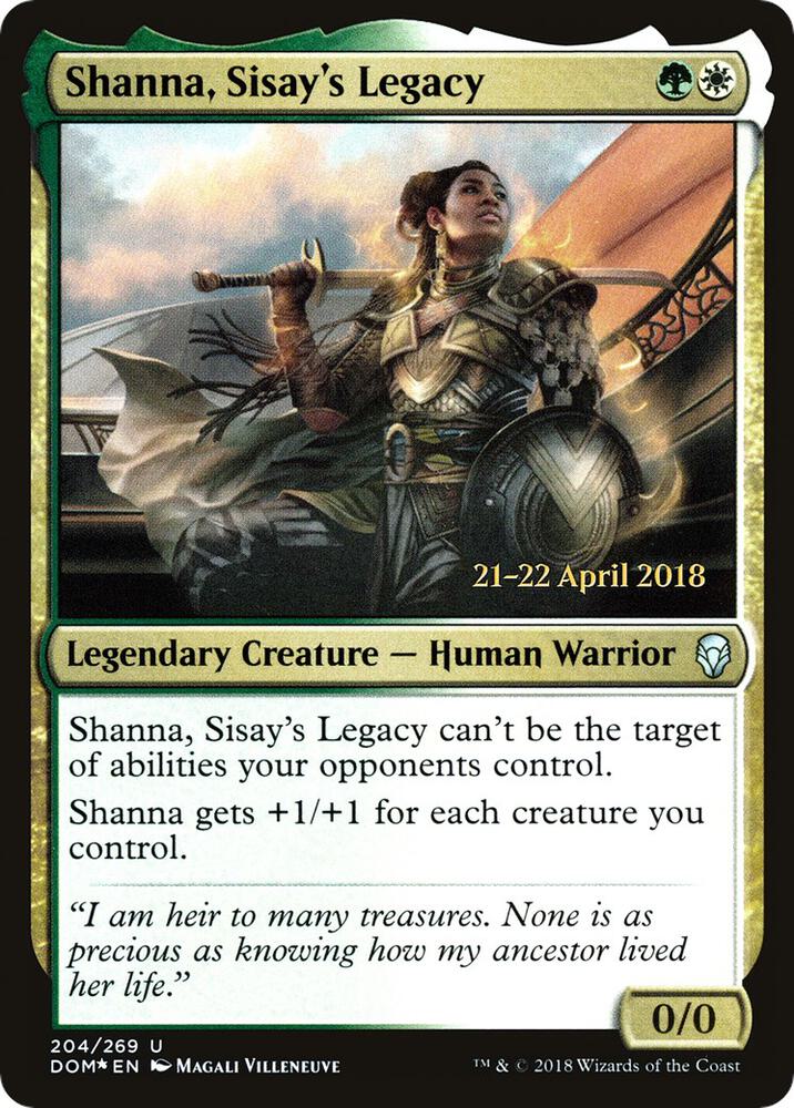 Shanna, Sisay's Legacy [Prerelease Cards] 204